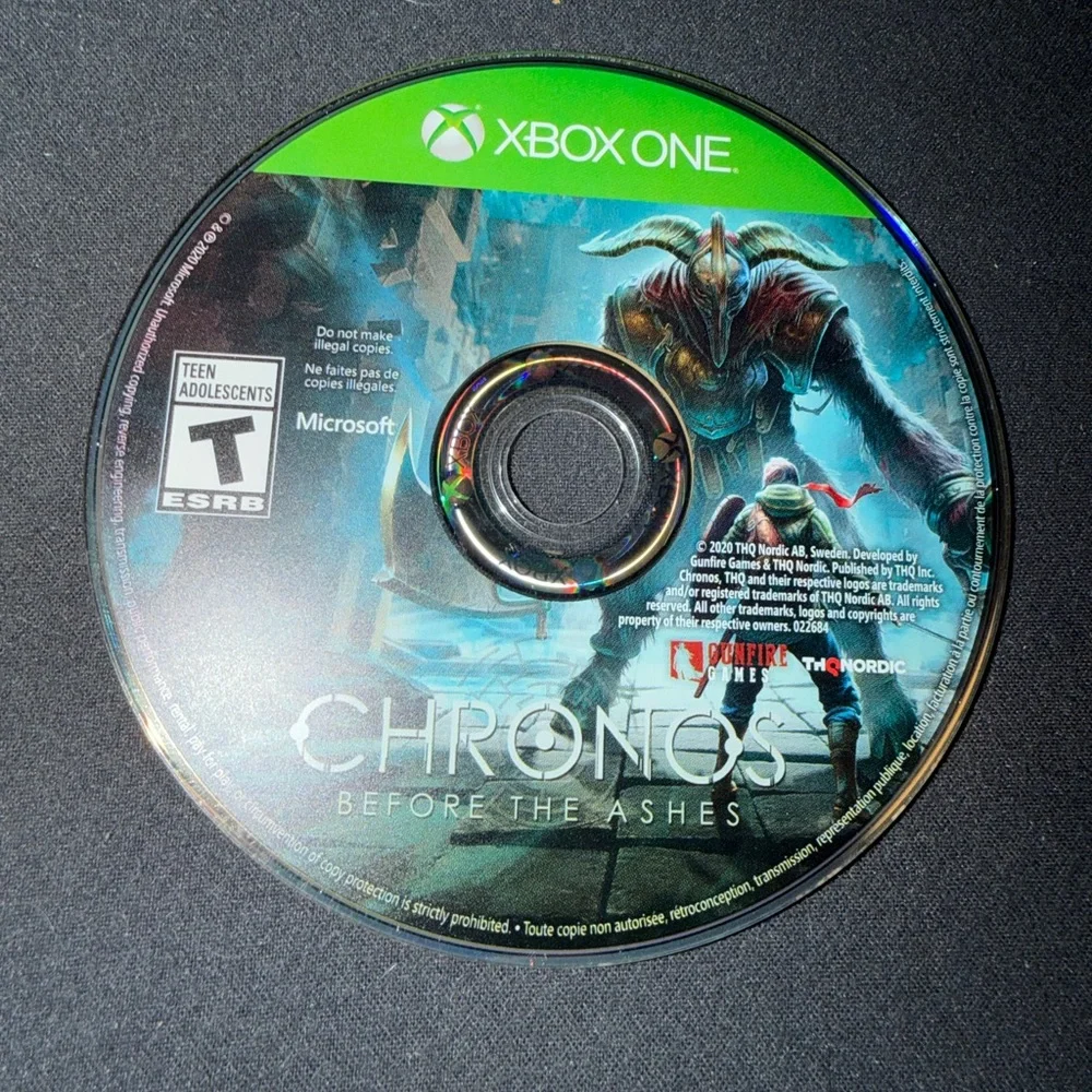 Microsoft Xbox One Chronos Before The Ashes Video Game Rated T For Teen Used PO.